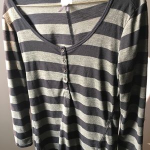 Black and grey striped shirt